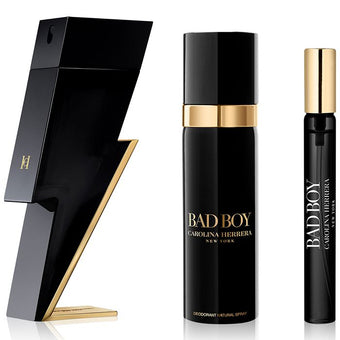 Bad Boy gift set of 3 piece by Carolina Herrera for men