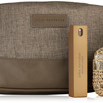 John Varvatos Artisan Acqua 3 Piece Signature Travel Bag