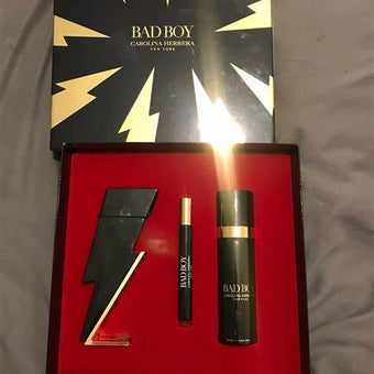 Bad Boy gift set of 3 piece by Carolina Herrera for men