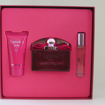Signorina Ribelle  edp gift set of 3 pcs by  Salvatore Ferragamo