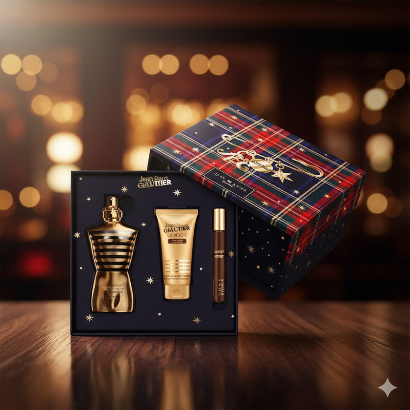 Le Male Elixir Parfum 3 pcs gift set  for men by Jean Paul Gaultier