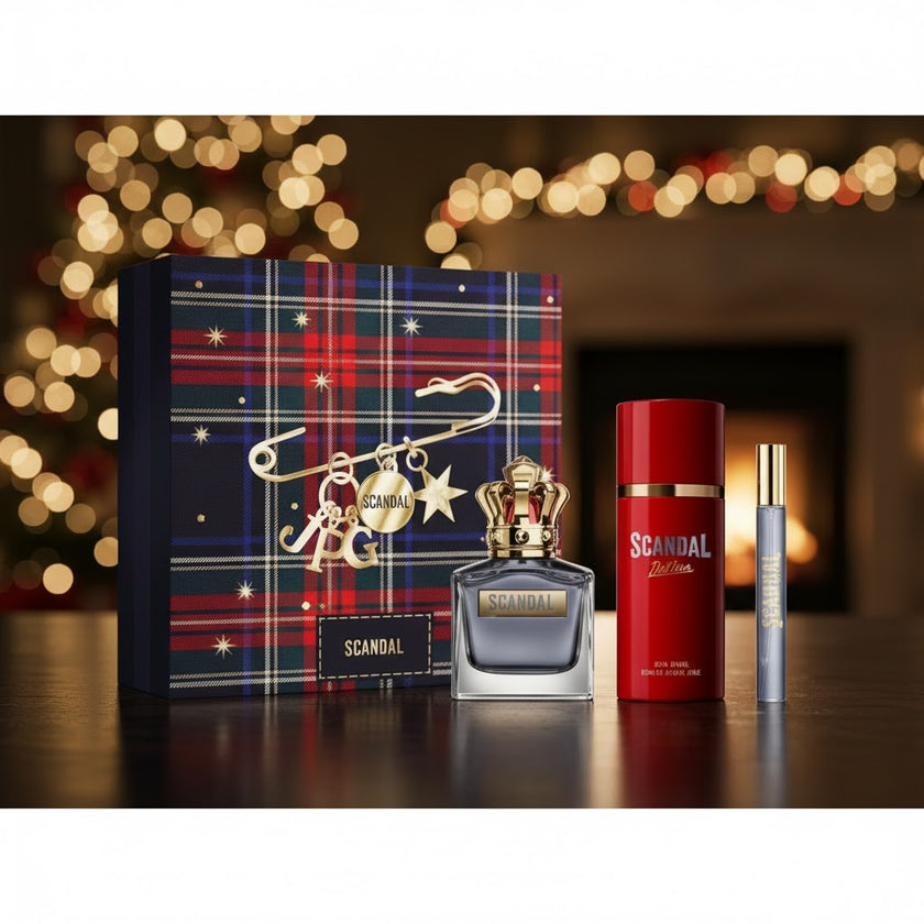 Scandal Pour Homme edt  3 pcs gift set for men by  Jean Paul Gaultier