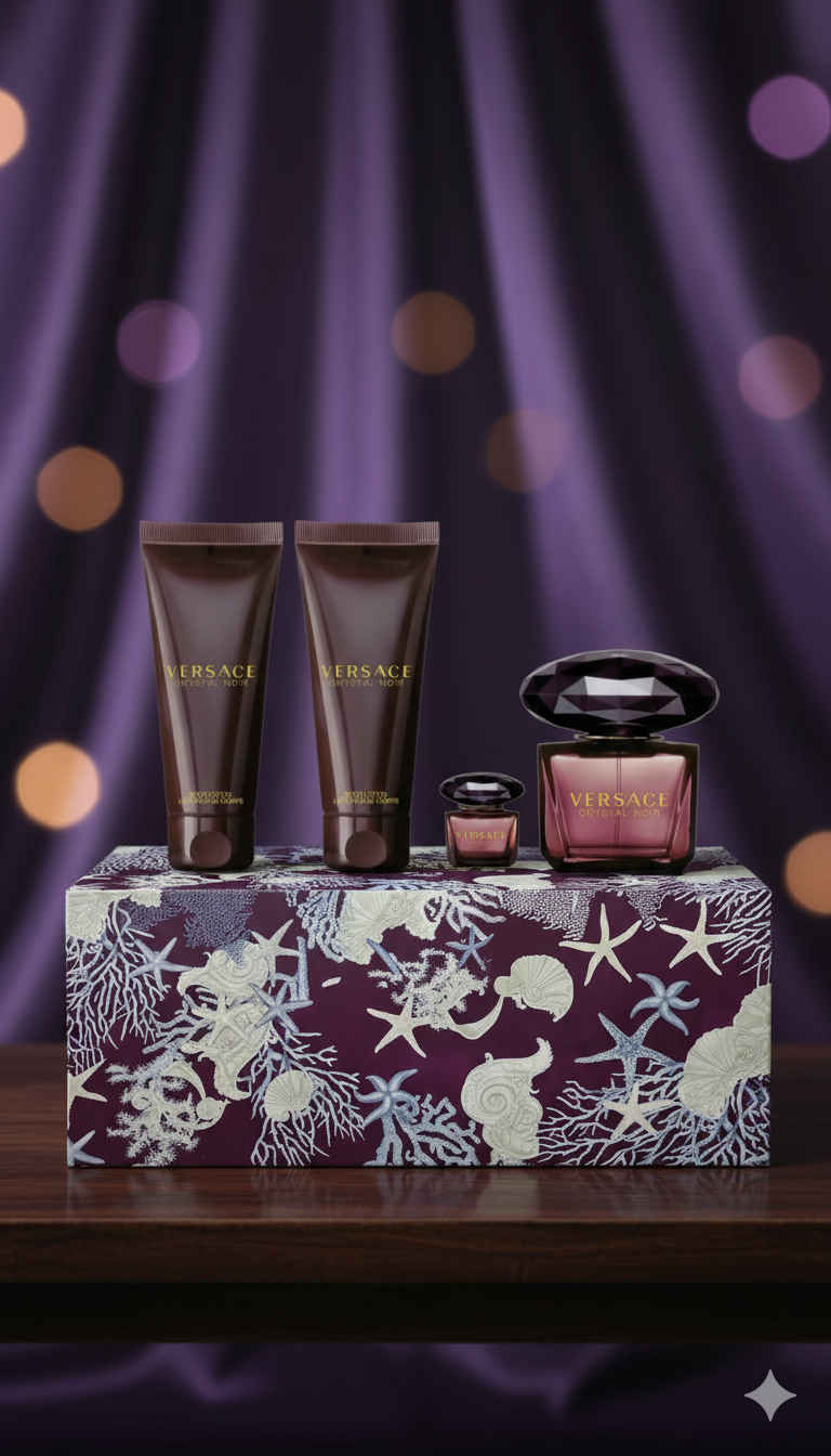 Versace  Crystal Noir edp 4 pcs gift set  by  Versace