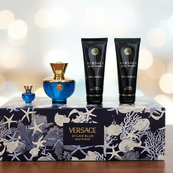 Versace Pour Femme Dylan Blue edp  4 pcs gift set by Versace