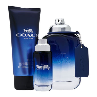 Coach Blue 3-Piece Gift Sets