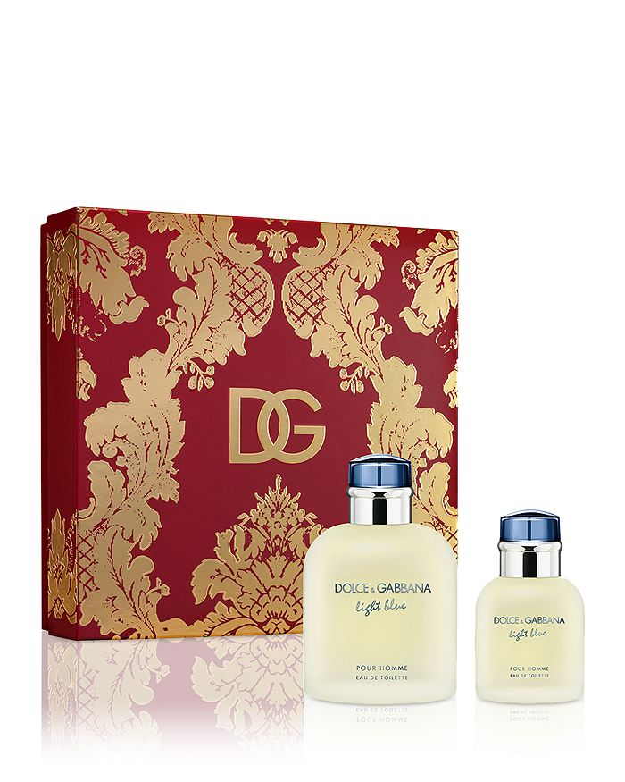 D&G LIGHT BLUE POUR HOMME EAU DE TOILETTE GIFT SET OF 2 PIECE  BY D&G