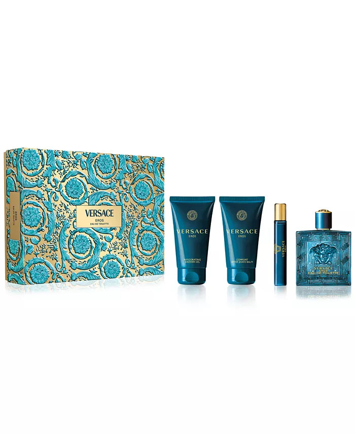 Versace  Eros Eau de Parfum 4 pcs gift set by  Versace