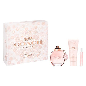 Coach Floral Eau De Parfum 3 Piece Gift Set By Coach New York