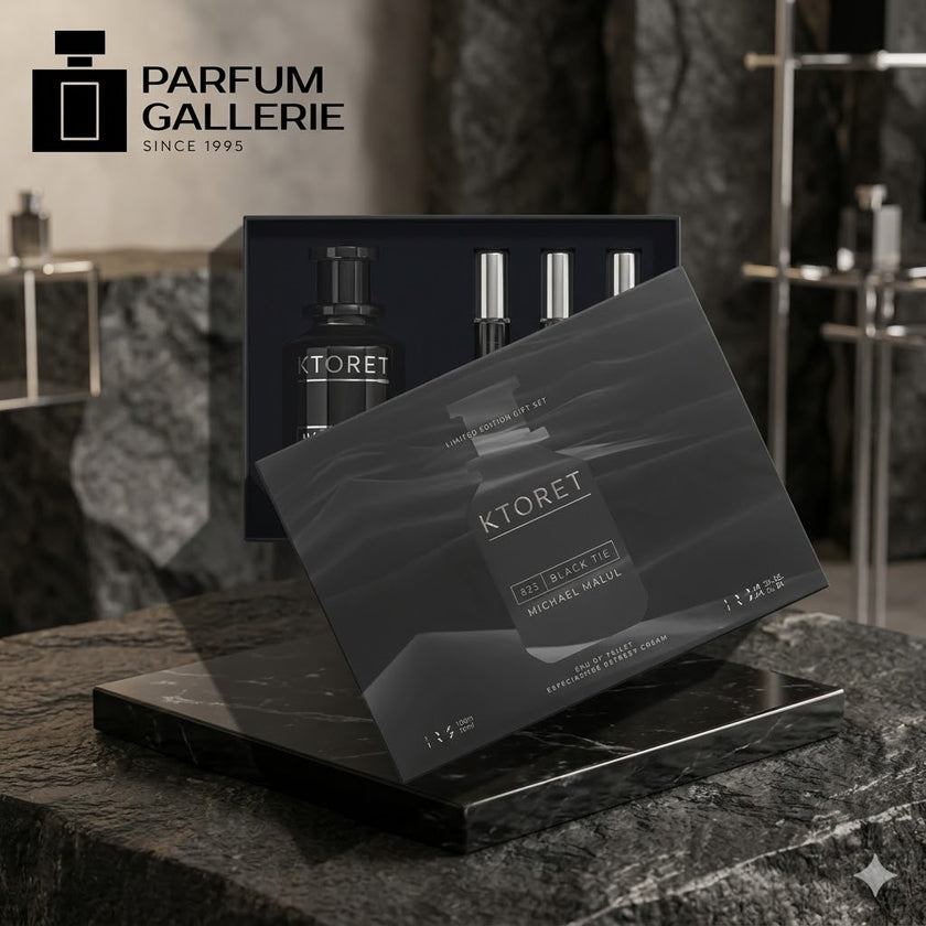Michael Malul London 511 Black Tie coffret cadeau pour homme de 4 ... pic