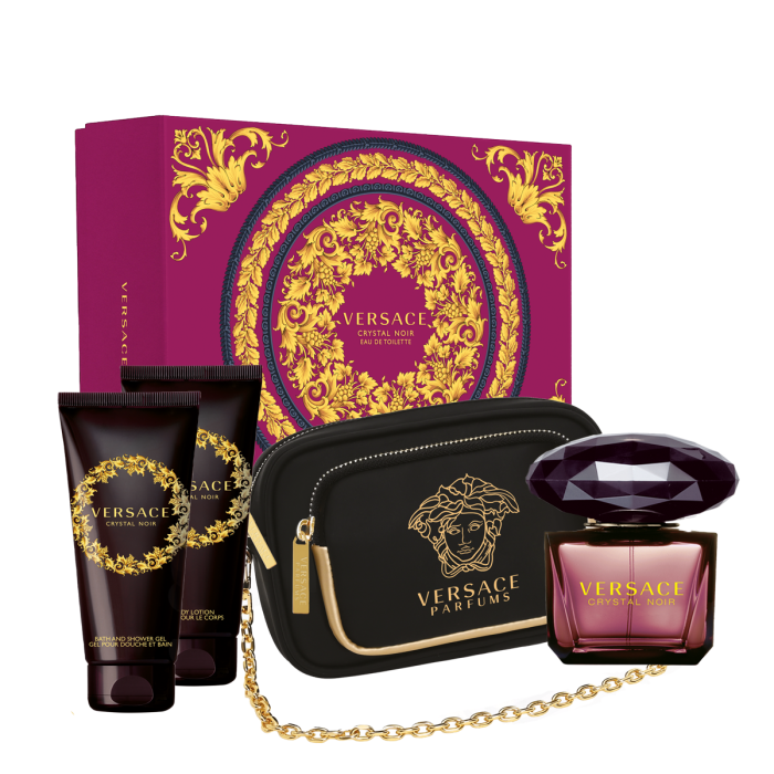 Versace Crystal Noir EDT 4-Piece Gift Set