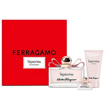 Signorina Eau de Parfum 3-Piece Gift Set by Salvatore Ferragamo