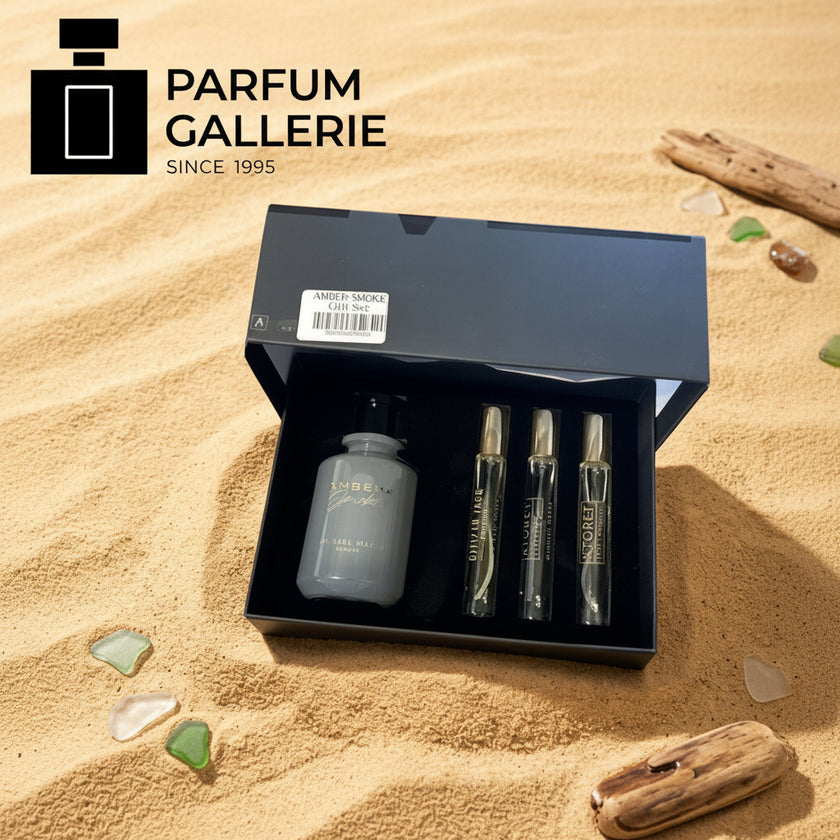 Amber+Smoke gift set of 4 pcs by  Michael Malul London