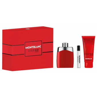 Legend Red edp gift set of 3 pcs by  Montblanc