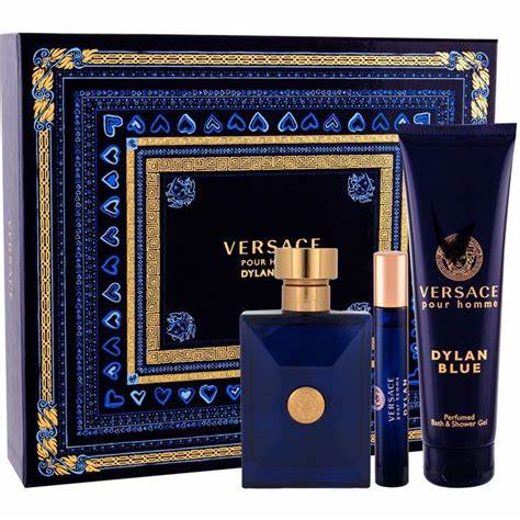 Versace Pour Homme Dylan Blue set de regalo de 3 piezas