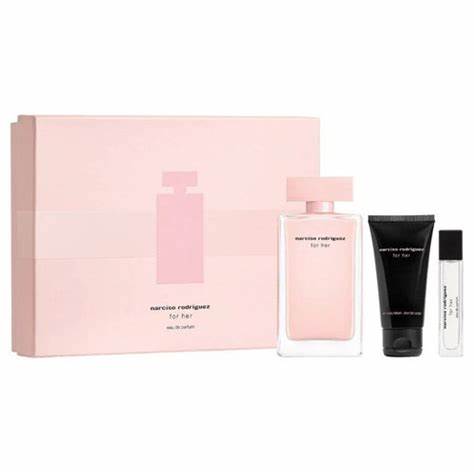 Narciso Rodriguez for Her Eau de Parfum gift set of 3 piece by  Narciso Rodriguez