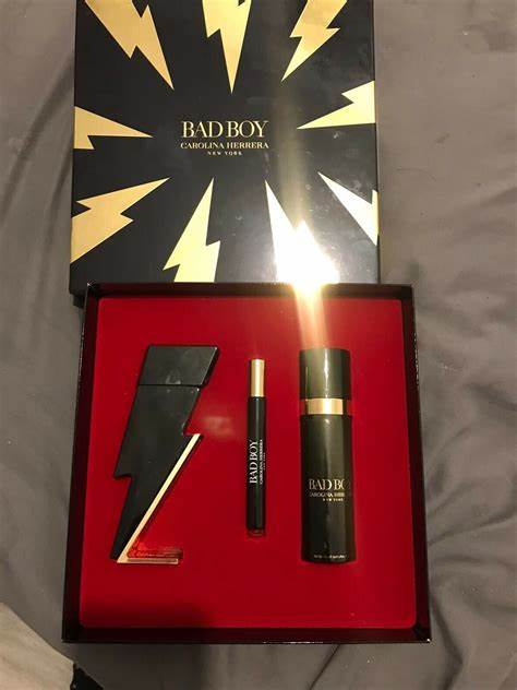 Bad Boy gift set of 3 piece by Carolina Herrera for men