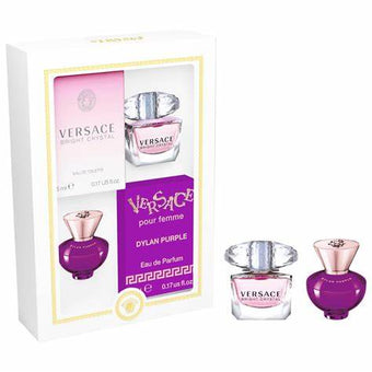 Versace Bright crystal edt  and Dylan purple edp  gift set by Versace