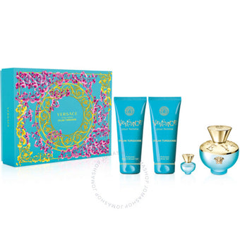 Versace Dylan Turquoise 4 Piece Gift Set