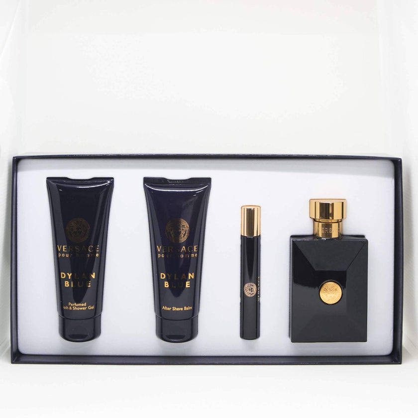 Versace Pour Homme Dylan Blue  edt gift set of 4 pcs by versace