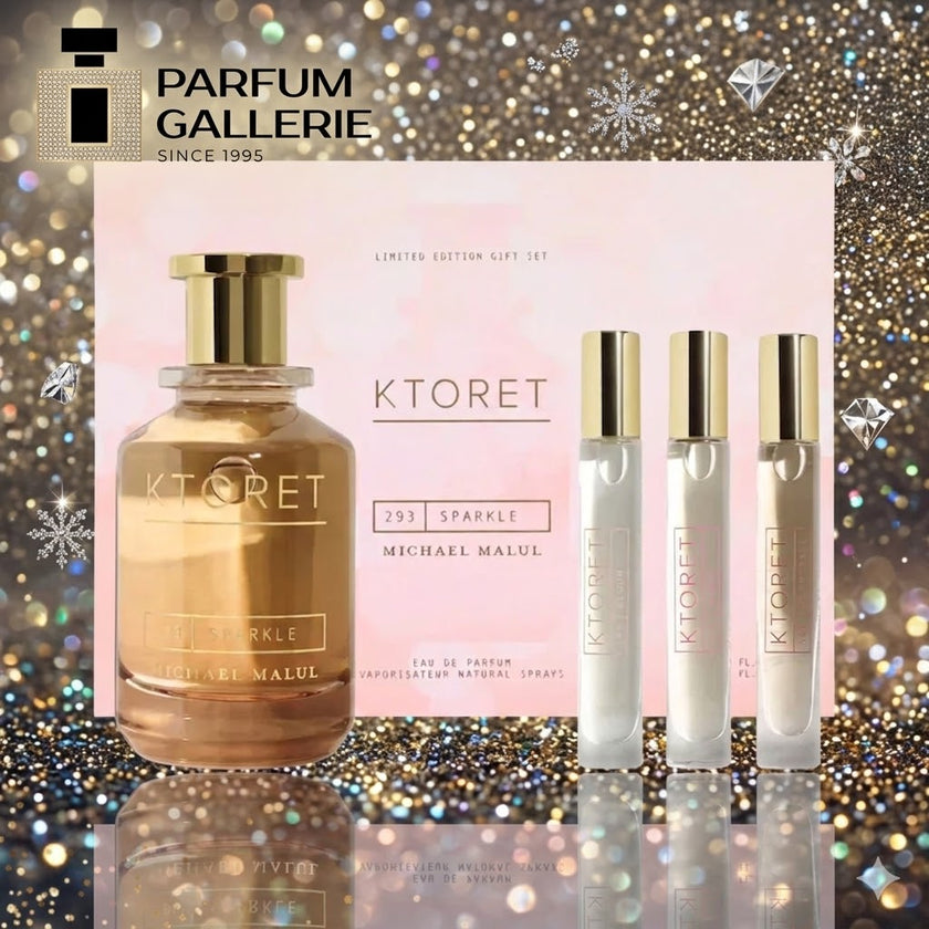 Michael Malul London 293 Sparkle coffret cadeau de 4 photos pour femme