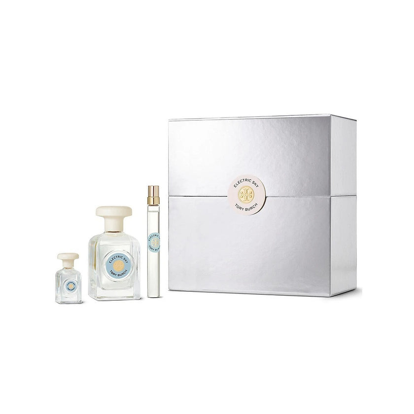 Electric sky gift set of  3 pcs by Tory Burch