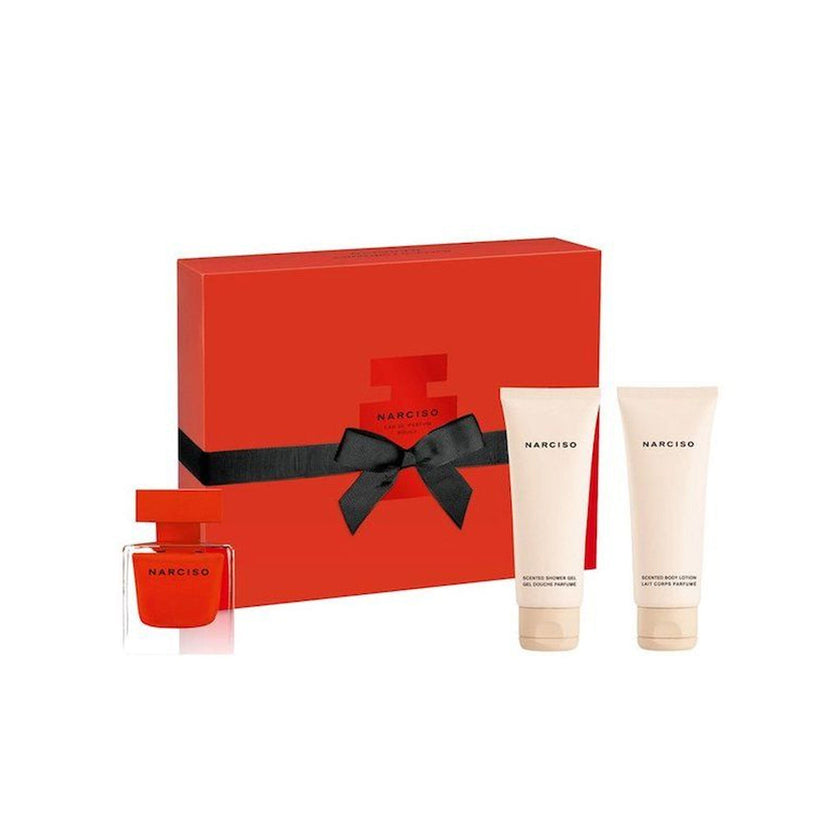 Narciso edp Rouge gift set of 3 pcs  by    Narciso Rodriguez