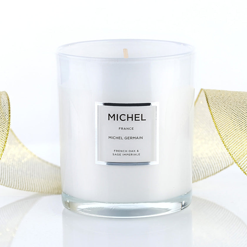 Michel Parfum Candle -french oak & Sage Imperiale by Michel Germain