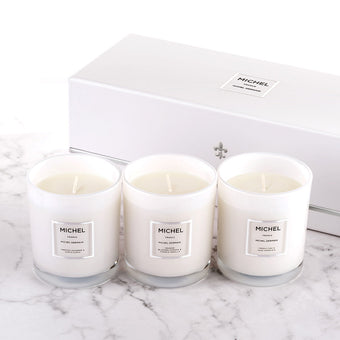 Michel Parfum Candle Set of 3 pcs by Michel Germain