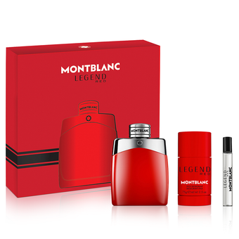 Set de regalo Mont Blanc Legend Red de 3 piezas