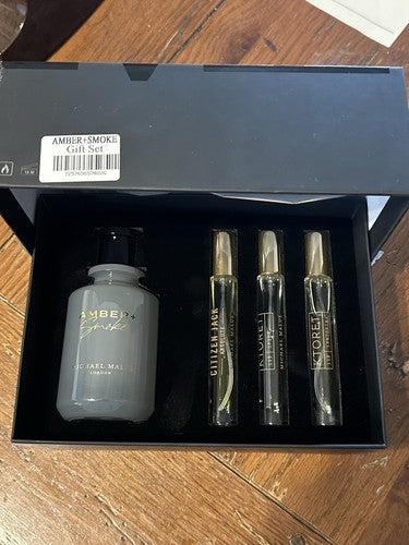 Amber+Smoke gift set of 4 pcs by  Michael Malul London
