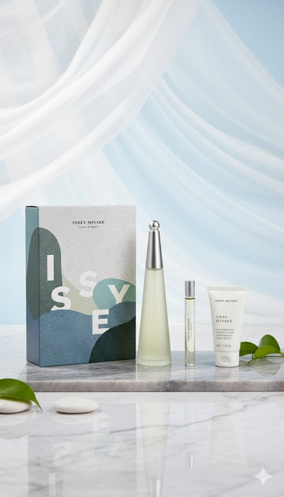 L'eau d'Issey edt  3 pcs gift set for woman by  Issey Miyake