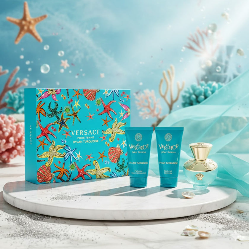 Versace Pour Femme Dylan Turquoise for women  3 pcs gift set by  Versace