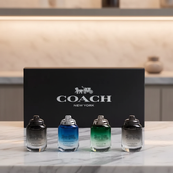 Coach Men's Eau De Toilette 4 Piece Minispray Gift Set by Coach