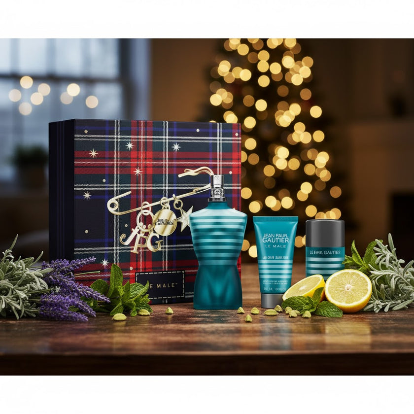 Le Male edt 3 pcs gift set   for men by Jean Paul Gaultier