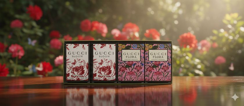 Gucci Variety  for Women - 4 Pc Mini Gift  EDP Spray by Gucci