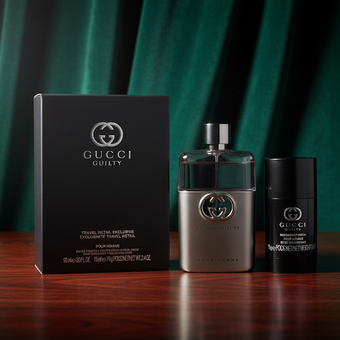 Guilty Pour Homme travel retail exclusive edt gift set of 2 pcs by  Gucci