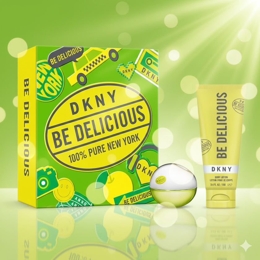 DKNY Be Delicious 100 % pure new york 2 pcs gift set by  Donna Karan for women