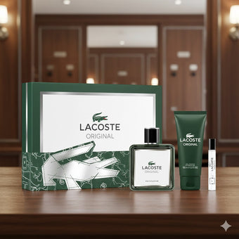 Lacoste Original edp 3 pcs gift set for men by  Lacoste Fragrances