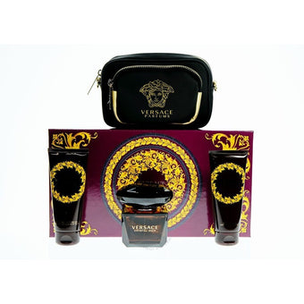 Versace Crystal Noir gift set of 4 piece by  Versace