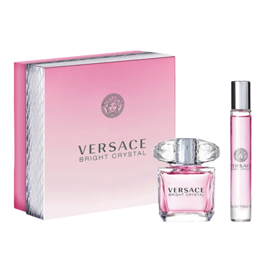 Bright Crystal edt gift set of 2 piece of  Versace