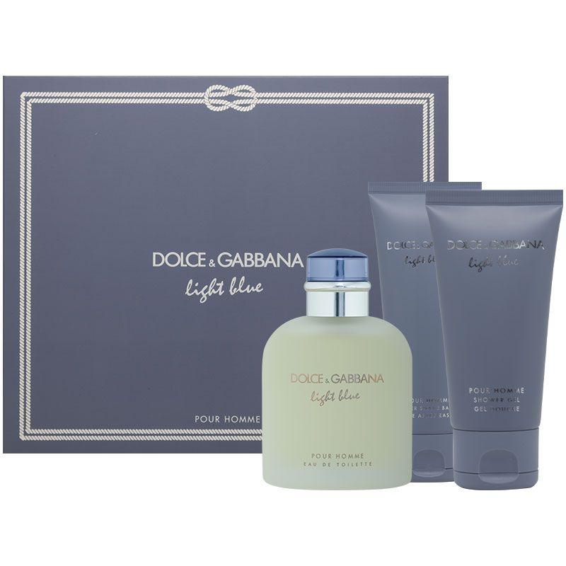 Dolce & Gabbana Light Blue Pour Homme 3pc set - Parfum Gallerie